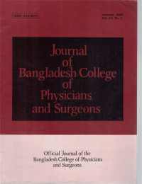 Image of Journal of Bangladesh College of Physicians and Surgeons